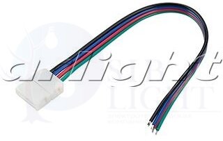 Коннектор выводной FIX-RGB-10mm-150mm-X1 (4-pin) Arlight 023952