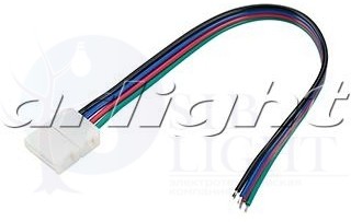 Коннектор выводной FIX-RGB-10mm-150mm-X1 (4-pin) Arlight 023952