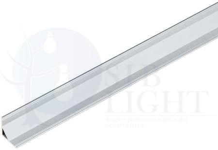 UFE-A06 SILVER 200 POLYBAG Накладной профиль для светодиодной ленты, анодированный алюминий. Длина 200 см. ТМ Uniel Uniel UL-00000600