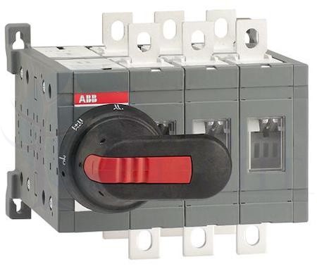 Рубильник реверсивный OT200E03CLP (с ручкой) переключение без разрыва тока ABB 1SCA108522R1001