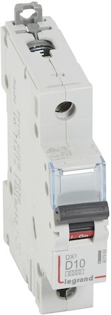 Автомат 1P 10А DX3 (6 кА, D) Legrand 407969