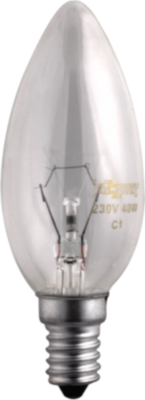 B35 240V 40W E14 clear Jazzway