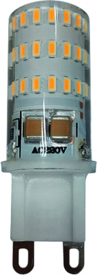 Лампа PLED-G9/BL2 5w 2700K 320Lm 175-240V (пластик d16*50мм) Jazzway 1036667B