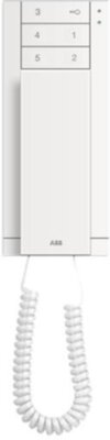 Абонентское устройство, трубка, 6 клавиш, белая ABB M22001-W