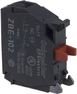 БЛОК-КОНТ.С КЛЕММ.ЗАЖ. ПОД ВИНТ 1НЗ Schneider Electric ZBE102