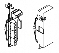 Контакты состояния выключателя AUX-C T4-T5-T6 1Q 1SY 250 Vac/dc ABB 1SDA054910R1
