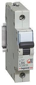 Автомат 1P 10А TX3 (6 кА, C) Legrand 404026