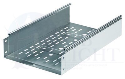 DKC Лоток перфорированный 100х100 L 3000 толщ. 1,5 мм, цинк-ламельный ДКС 3534115ZL
