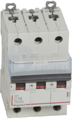 Автомат 3P 16А DX3 (16 кА, C) Legrand 409254