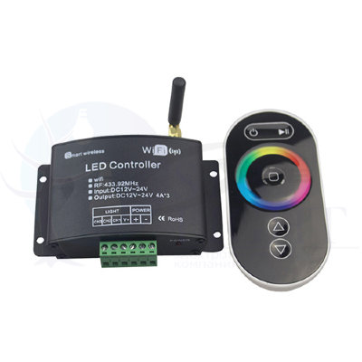 Контроллер LED LS WIFI сенсорный пульт DC 12-24V 144-288W Android 2.2 и система IOS 6.0