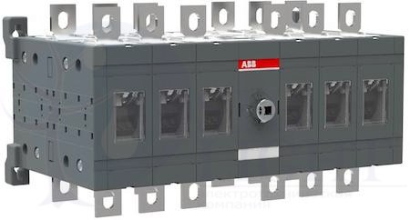 Рубильник реверсивный OT200E33C 6ти полюсный ABB 1SCA118542R1001