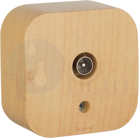 Розетка телевизионная Quteo (TV, звезда, в сборе, о/у, дерево) Legrand 782269