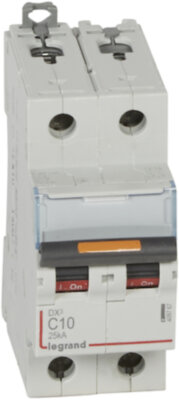 Автомат 2P 10А DX3 (25 кА, C) Legrand 409767