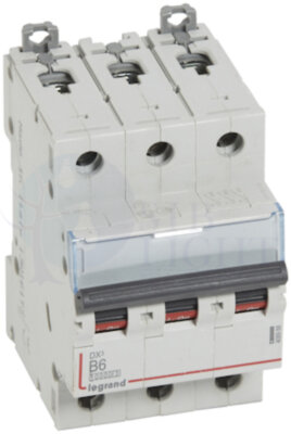 Автомат 3P 6А DX3 (16 кА, B) Legrand 408988