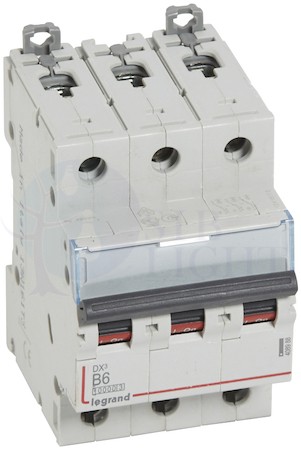 Автомат 3P 6А DX3 (16 кА, B) Legrand 408988