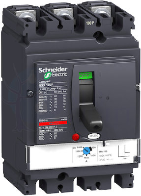 3П3Т АВТОМ. ВЫКЛ. MA100 NSX100F Schneider Electric LV429740