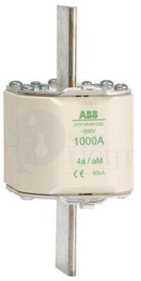 Предохранитель OFAF4AaM1250 1250A тип аМ размер4a, до 500В ABB 1SCA022698R1920