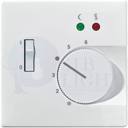 Крышка для терморегулятора Artec/Antique (поворотный, полярно-белый) Schneider Electric MTN537519