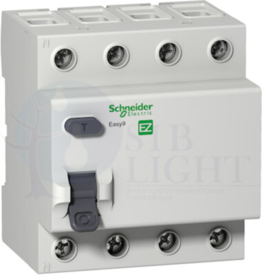 Выключатель дифференциального тока 4P 25 А 30 мА Easy 9 (тип AC) Schneider Electric EZ9R34425