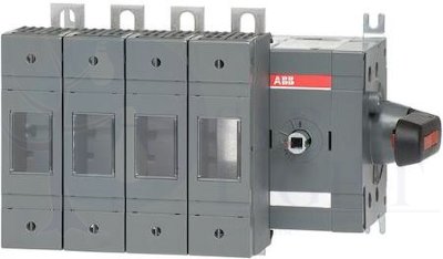 Рубильник OS125GDS40N2 без ручки под предохранители DIN-00 ABB 1SCA115967R1001