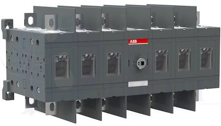 Рубильник реверсивный OT200E33WC 6ти полюсный ABB 1SCA118609R1001