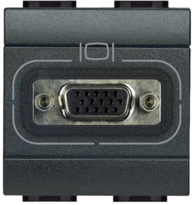 LivingLight Разъем HD15, цвет антрацит BTicino L4282