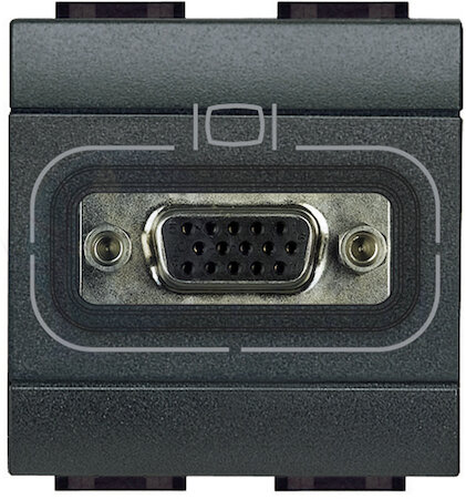 LivingLight Разъем HD15, цвет антрацит BTicino L4282