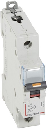 Автомат 1P 20А DX3 (25 кА, C) Legrand 409756