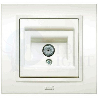 Розетка телевизионная проходная Zena (TV, в сборе, с/у) ABB 500-011400-272