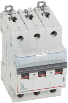 Автомат 3P 6А DX3 (16 кА, C) Legrand 409251