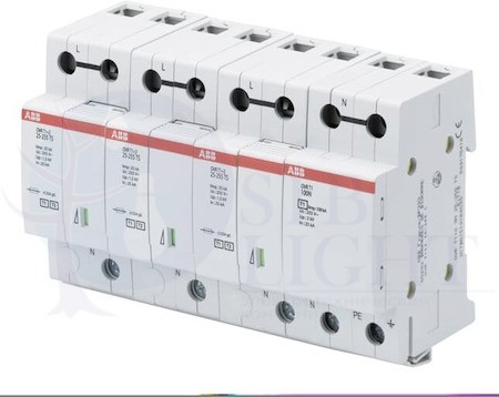 Ограничитель перенапряжения OVR Т1+2 3N 25-255 TS ABB 2CTB815101R4500