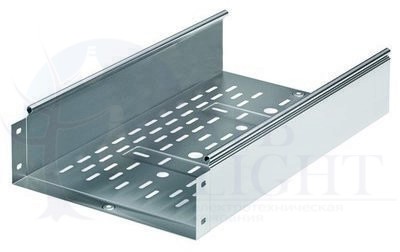 DKC Лоток перфорированный 100х100 L3000 толщина 1,5 мм, горячеоцинкованный ДКС 3534115HDZ