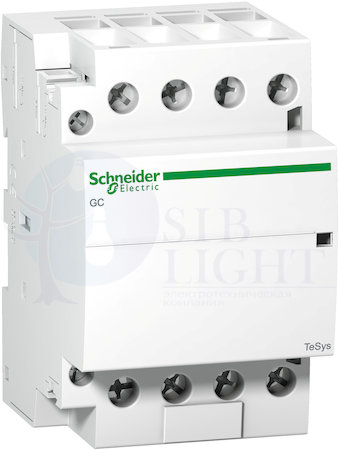 МОДУЛЬНЫЙ КОНТАКТОР 4 ПОЛЮСА (2НО+2НЗ).40А. ЦЕПЬ УПРАВЛЕНИЯ 220В 50ГЦ Schneider Electric GC4022M5