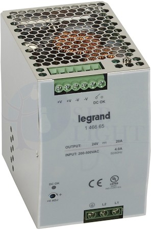 1/2-ф.Имп.Ист.пит.24В 480Вт20A Legrand 146665