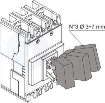 Съёмная блокировка в разомкнутом состоянии PLL A1-A2 ABB 1SDA066259R1