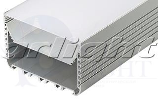 Профиль с экраном ALU-POWER-W8070-2000 ANOD+FROST Arlight 018952