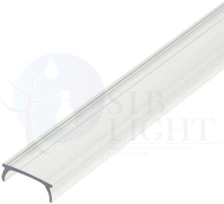 UFE-R01 CLEAR 200 POLYBAG Прозрачный рассеиватель для алюминиевого профиля, пластик. Длина 200 см. ТМ Uniel Uniel UL-00000605
