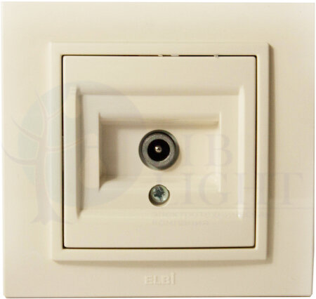 Розетка телевизионная проходная Zena (TV, под рамку, с/у) ABB 500-010300-272