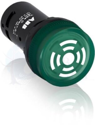 Зуммер CB1-601G с непрерывным сигналом, с подсветкой, зеленый, 110-130 В AC ABB 1SFA619600R6012