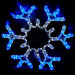 Фигура светодиодная "Снежинка" 450*450мм, цвет свечения бело-синий