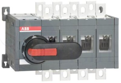 Рубильник реверсивный OT315E04CLP (с ручкой) переключение без разрыва тока ABB 1SCA106404R1001