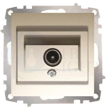 Розетка телевизионная проходная Zena (TV, под рамку, с/у) ABB 609-011400-272