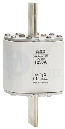 Предохранитель OFAF4AH1000 1000A тип gG размер4а, до 500В ABB 1SCA022637R4280