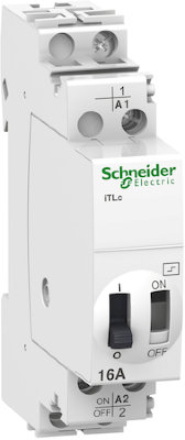 ИМПУЛЬСНОЕ РЕЛЕ С ЦЕНТРАЛЬНЫМ УПРАВЛЕНИЕМ iTLc 16A Schneider Electric A9C33811