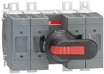 Рубильник OS160GD22N2P с ручкой под предохранители DIN-00 ABB 1SCA115884R1001