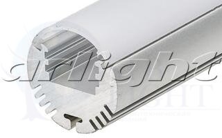 Профиль с экраном ALU-ROUND-2000 ANOD+FROST Arlight 015524
