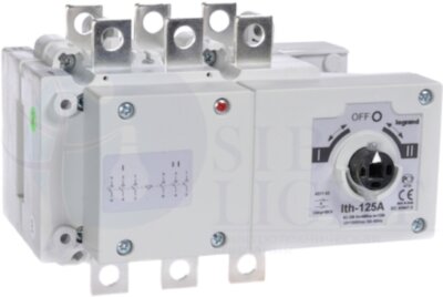 DCX-M Рубильник реверсивный S5000F 125A 3П Legrand 431103