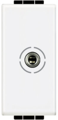 LivingLight Разъем Аудио Jack 3,5 цвет белый BTicino N4280