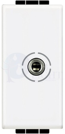 LivingLight Разъем Аудио Jack 3,5 цвет белый BTicino N4280