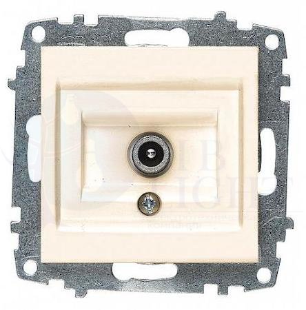 Розетка телевизионная проходная Zena (TV, под рамку, с/у) ABB 609-012500-272
